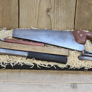 Chocing Good Beroepen Timmerman Handzaag Zaag Hamer Spijkers Timmermansduimstok Timmermanspotlood