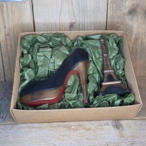 Chocing Good Geschenken Chocolade Pump Eiffeltoren MoulinRouge Parijs