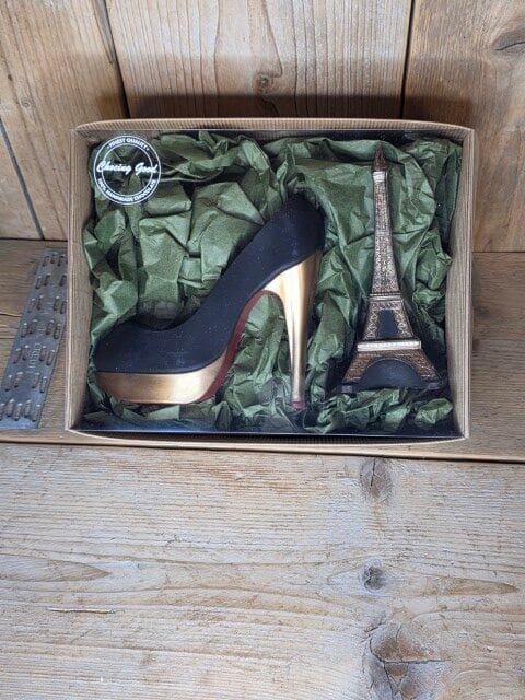 Chocing Good Geschenken Chocolade Pump Eiffeltoren MoulinRouge Parijs